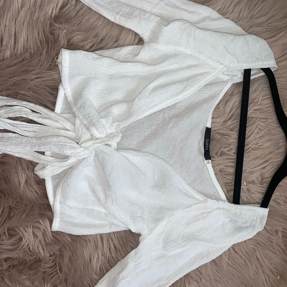 White Tie Top - Picture 3 of 3